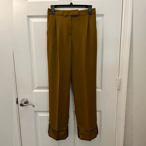 ! Smarteez Italy Contrast Trim Flared Trousers sz 2